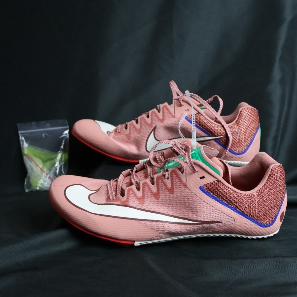 Nike Rival Sprint HQ2061-600 Red Stardust Armory Pack Track Spikes Mens Sz 10